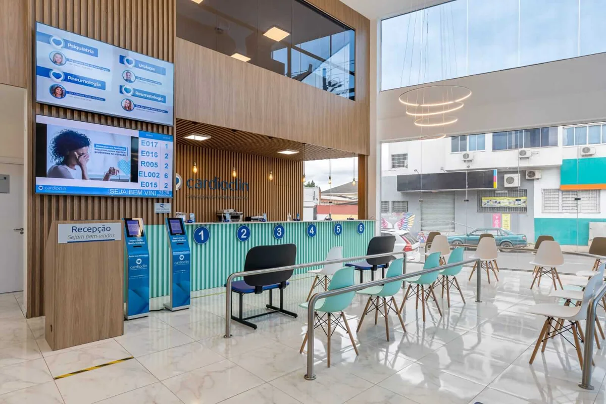 Recepção e sala de espera