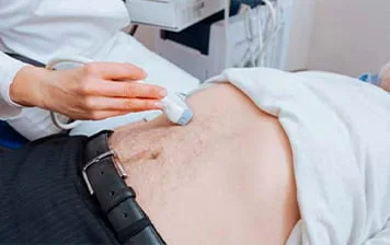 Ecodoppler colorido de aorta e artérias renais